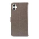 For Samsung Galaxy A06 5G / 4G Cat and Bee Embossed Flip Leather Phone Case(Grey) - 3
