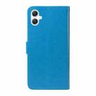 For Samsung Galaxy A06 5G / 4G Cat and Bee Embossed Flip Leather Phone Case(Blue) - 3