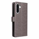 For Samsung Galaxy A36 5G / M56 5G Cat and Bee Embossed Flip Leather Phone Case(Grey) - 3
