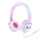 hoco W61 Voice Children Head-mounted Wired Earphone(Sky Blue) - 1