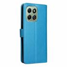 For For Honor X6c / X6b / X6a / X5b Cat and Bee Embossed Flip Leather Phone Case(Blue) - 3
