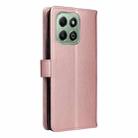 For For Honor X6c / X6b / X6a / X5b Cat and Bee Embossed Flip Leather Phone Case(Rose Gold) - 3