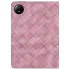For Xiaomi Redmi Pad SE 8.7 Rhombus Embossed Leather Smart Tablet Case(Pink) - 3