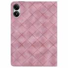 For Xiaomi Redmi Pad Pro 12.1 2024 Rhombus Embossing Leather Tablet Case(Pink) - 3