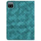 For Xiaomi Pad 6 / 6 Pro Rhombus Embossing Leather Tablet Case(Green) - 3