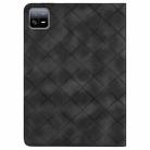 For Xiaomi Pad 6 / 6 Pro Rhombus Embossing Leather Tablet Case(Black) - 3