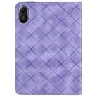 For Xiaomi Redmi Pad 2 Rhombus Embossing Leather Tablet Case(Purple) - 3