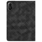 For Xiaomi Redmi Pad 2 Rhombus Embossing Leather Tablet Case(Black) - 3