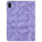 For Honor Pad X8a / X9 2024 Rhombus Embossing Leather Tablet Case(Purple) - 3