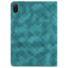 For Honor Pad X8a / X9 2024 Rhombus Embossing Leather Tablet Case(Green) - 3