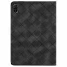 For Honor Pad X8a / X9 2024 Rhombus Embossing Leather Tablet Case(Black) - 3