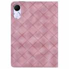 For Honor Pad V9 11.5 Rhombus Embossing Leather Tablet Case(Pink) - 3