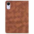 For Honor Pad V9 11.5 Rhombus Embossing Leather Tablet Case(Brown) - 3