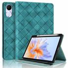 For Honor Pad V9 11.5 Rhombus Embossing Leather Tablet Case(Green) - 1