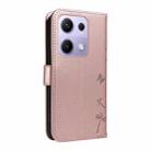 For Xiaomi Poco M6 Pro 4G Global Dandelion Embossed Pattern Flip Leather Phone Case(Rose Gold) - 3