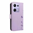 For Xiaomi Poco M6 Pro 4G Global Dandelion Embossed Pattern Flip Leather Phone Case(Purple) - 3