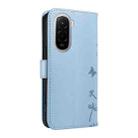 For Xiaomi Poco M7 4G 169mm Dandelion Embossed Pattern Flip Leather Phone Case(Sky Blue) - 3