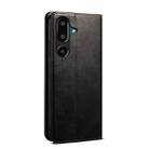 For Samsung Galaxy F16 5G Global Oil Wax Crazy Horse Texture Leather Phone Case(Black) - 3