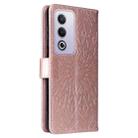 For OPPO K12x 5G Global Embossed Sunflower Pattern Flip Leather Phone Case(Rose Gold) - 3