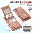 For iPhone 16 Plus 2-in-1 Magnetic Wallet MagSafe Leather Back Phone Case(Pink) - 3