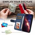 For Samsung Galaxy F16 5G / M16 5G Skin Feel Life Tree Metal Button Leather Phone Case(Blue) - 3