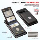 For Google Pixel 7a 2-in-1 RFID Wallet Magnetic MagSafe Leather Phone Case(Black) - 3