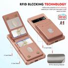For Google Pixel 7 2-in-1 RFID Wallet Magnetic MagSafe Leather Phone Case(Pink) - 3