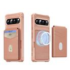 For Google Pixel 9 Pro XL 2-in-1 RFID Wallet Magnetic MagSafe Leather Phone Case(Pink) - 2