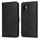 For Samsung Galaxy F06 5G / M06 5G Classic Calf Texture Flip Leather Phone Case(Black) - 1