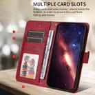 For Samsung Galaxy F16 5G / M16 5G Classic Calf Texture Flip Leather Phone Case(Red) - 3