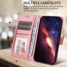 For Samsung Galaxy F16 5G / M16 5G Classic Calf Texture Flip Leather Phone Case(Rose Gold) - 3