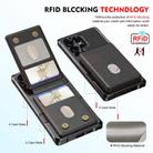 For Samsung Galaxy S23 Ultra 5G 2-in-1 Magnetic Wallet MagSafe Leather Back Phone Case(Black) - 3