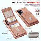 For Samsung Galaxy S25 Ultra 5G 2-in-1 Magnetic Wallet MagSafe Leather Back Phone Case(Pink) - 3