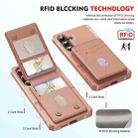 For Samsung Galaxy S25 5G 2-in-1 Magnetic Wallet MagSafe Leather Back Phone Case(Pink) - 3