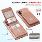 For Samsung Galaxy S24 5G 2-in-1 Magnetic Wallet MagSafe Leather Back Phone Case(Pink) - 3