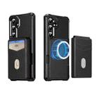 For Samsung Galaxy S24+ 5G 2-in-1 Magnetic Wallet MagSafe Leather Back Phone Case(Black) - 2