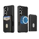 For Samsung Galaxy S24 FE 5G 2-in-1 Magnetic Wallet MagSafe Leather Back Phone Case(Black) - 2