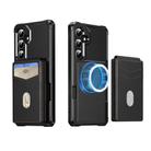For Samsung Galaxy S23 FE 5G 2-in-1 Magnetic Wallet MagSafe Leather Back Phone Case(Black) - 2