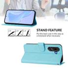 For Samsung Galaxy M56 5G Skin Feel Solid Color Leather Phone Case with Lanyard(Sky Blue) - 4