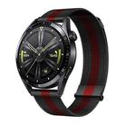Kalebol 20mm Universal Loop Double Magnetic Buckle Milanese Strap(Black Red) - 1