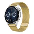 Kalebol 22mm Universal Loop Double Magnetic Buckle Milanese Strap(Gold) - 1