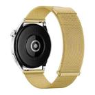Kalebol 22mm Universal Loop Double Magnetic Buckle Milanese Strap(Gold) - 2