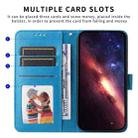 For Samsung Galaxy F16 5G / M16 5G Embossed Sunflower Leather Phone Case(Blue) - 3