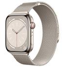 For Apple Watch 42mm / 41mm / 40mm / 38mm Kalebol Semi-circular Milanese Stainless Steel Strap(Starlight) - 1