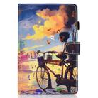 For Samsung Galaxy Tab S7 T870 Colored Drawing Horizontal Flip Leather Case with Holder & Card Slots & Pen Slot & Sleep / Wake-up Function(Cycling Boy) - 2