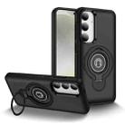 For Samsung Galaxy S23+ 5G Ring Holder Magnetic Phone Case(Black) - 1
