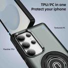 For Samsung Galaxy S25 Ultra 5G Ring Holder Magnetic Phone Case(Grey) - 2