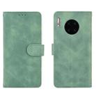 For Huawei Mate 30 Pro Solid Color Skin Feel Magnetic Buckle Horizontal Flip Calf Texture PU Leather Case with Holder & Card Slots & Wallet(Green) - 2