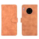 For Huawei Mate 30 Pro Solid Color Skin Feel Magnetic Buckle Horizontal Flip Calf Texture PU Leather Case with Holder & Card Slots & Wallet(Brown) - 2
