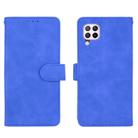 For Huawei nova 6 SE / P40 Lite Solid Color Skin Feel Magnetic Buckle Horizontal Flip Calf Texture PU Leather Case with Holder & Card Slots & Wallet(Blue) - 2